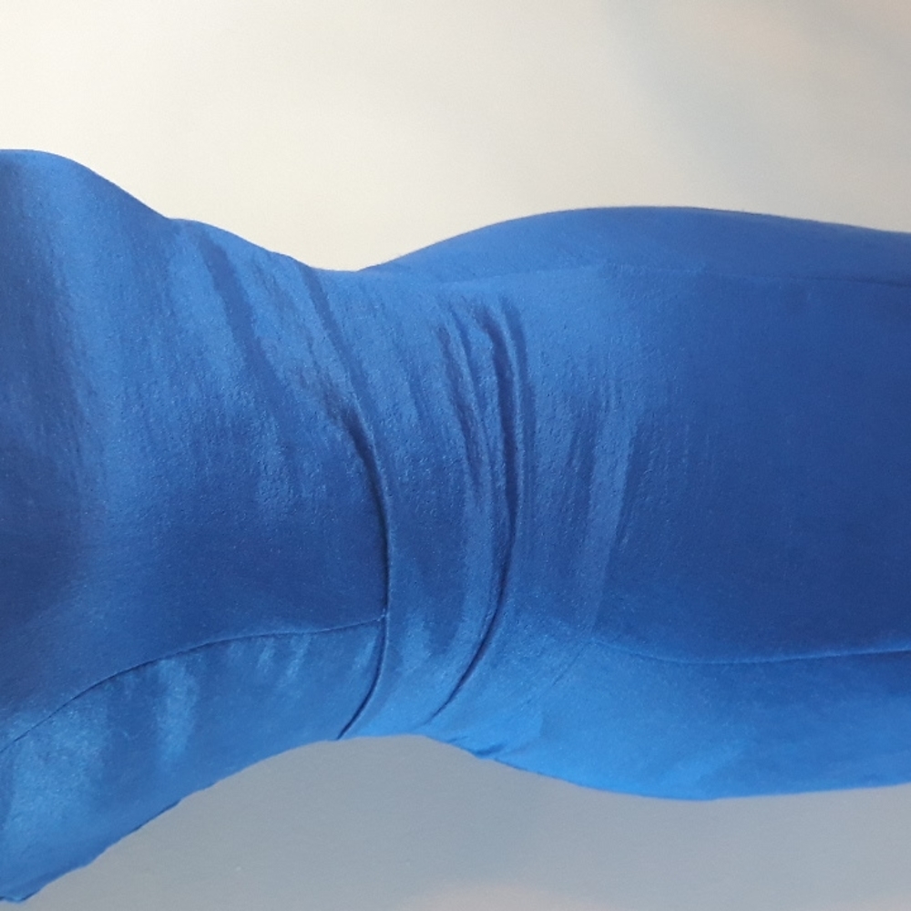 Ellen Tracy/ Sleeveless Cocktail Dress/ Blue Size 4 - Picture 4 of 11